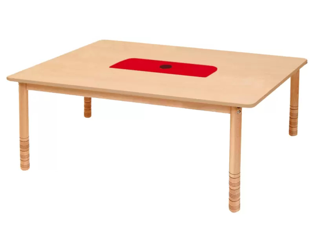 Table with container