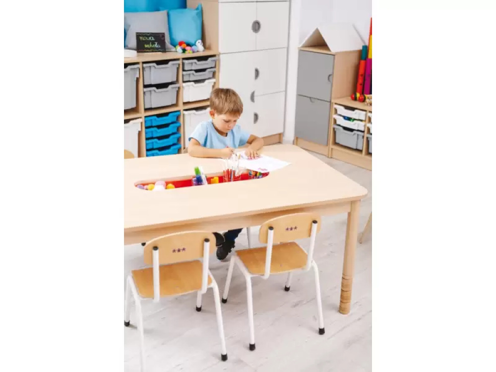 Table with container