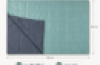 Light Weight Breathable Bamboo Fabric Weighted Blanket and Pillow Case 4kg | Grey/Green