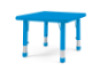 Butterfly square table - blue