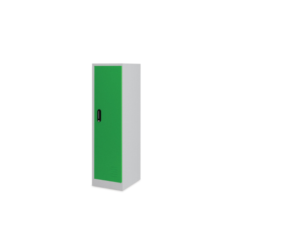 Add-on for low 4-person metal cloakroom - green
