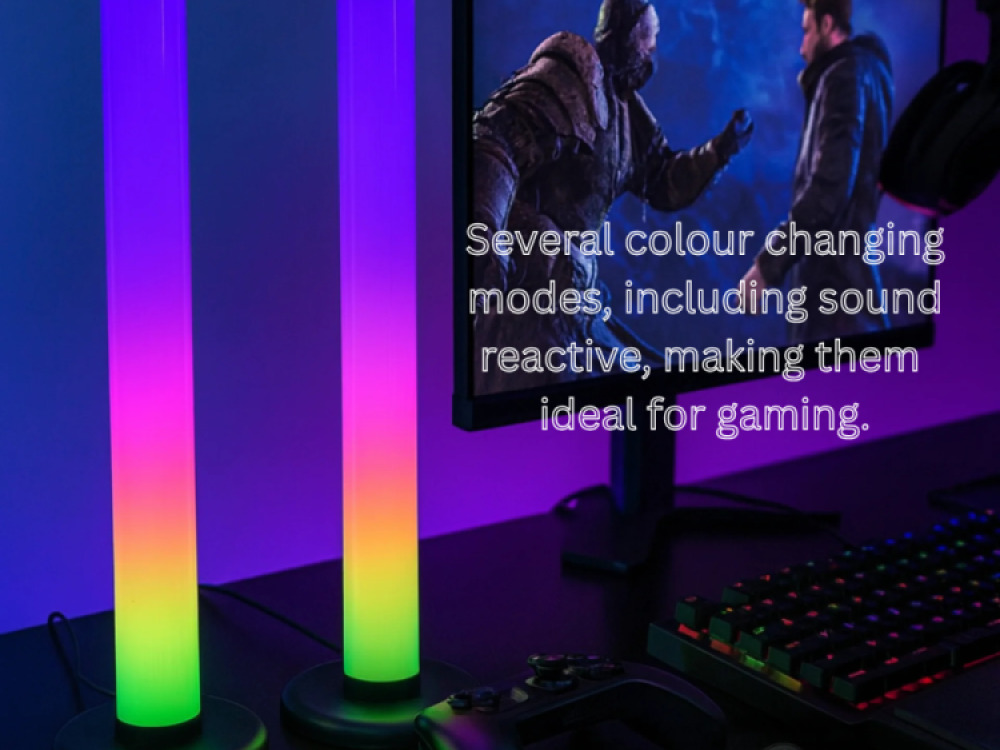 Twin Colour Changing Light Tubes