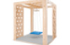 Blue platform. Therapeutic swing