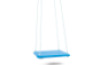 Blue platform. Therapeutic swing