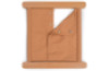 Montessori Aid. Exercise frame with press-studs