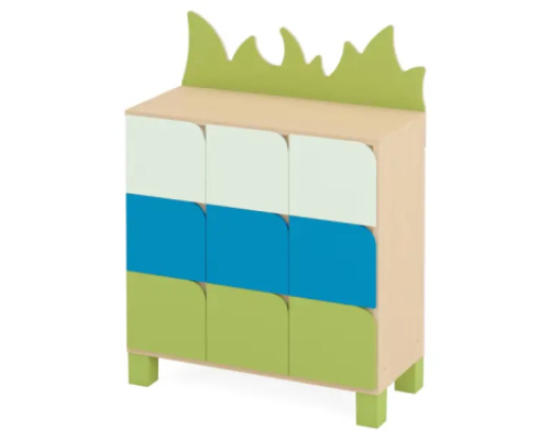 Fantasy with legs - Cabinet with compartments