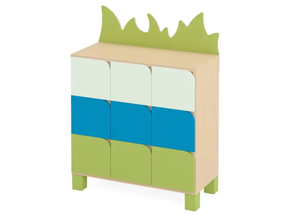 Fantasy with legs - Cabinet with compartments
