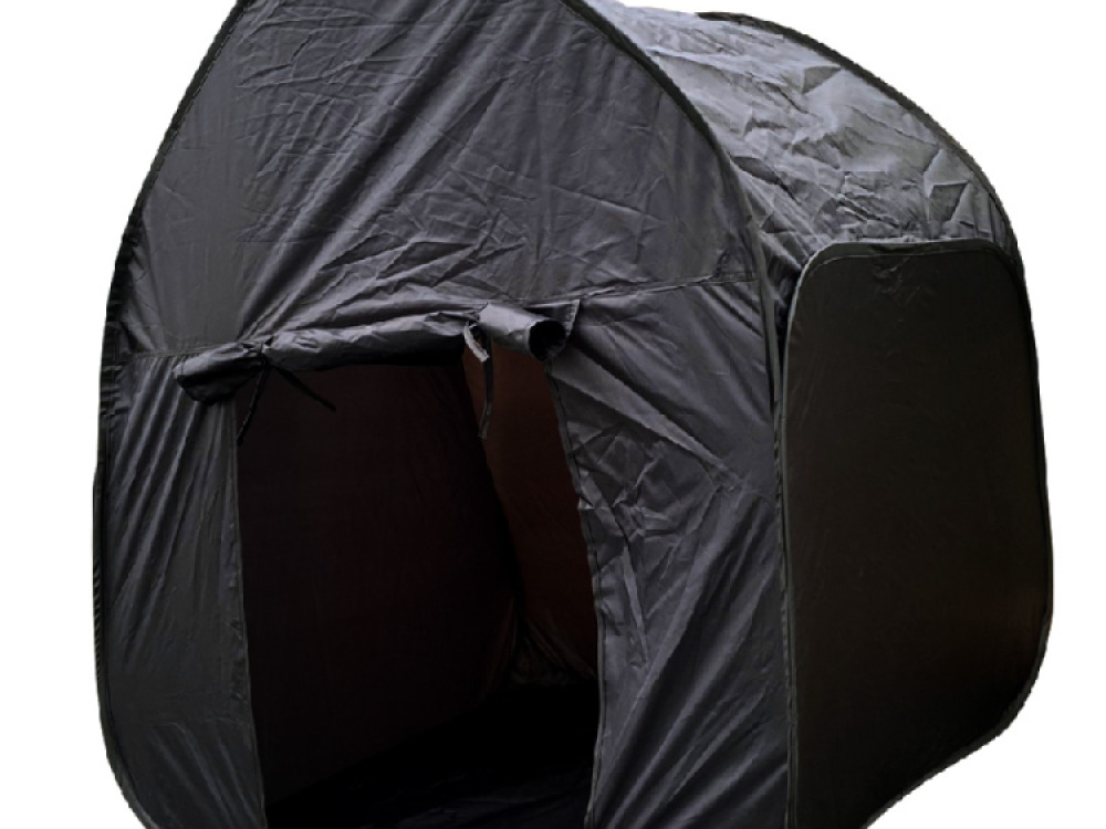 Black Sensory Pop Up Tent for Den Making with Carry Case 105cm