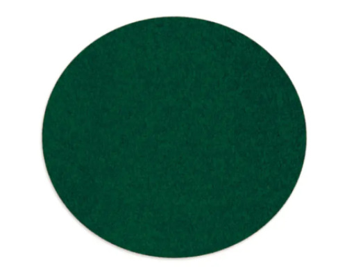 Heat Set Frise round rug 2 m. Bottle green