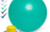 45cm Balance Ball No-Roll Weighted Seat-Green
