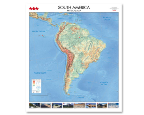 South America. Physical Map