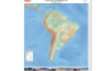 South America. Physical Map