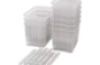 Extra large plastic containers with runners - transparent - 09