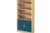 Tall Cabinet 92 with doors - Type D - Emerald blue
