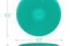 Wiggle Seat Little Sensory Cushion Green 27cm