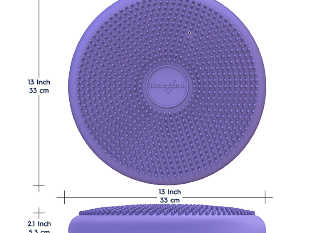 Wiggle Seat Big Sensory Cushion Purple 33cm