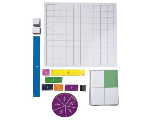 Fractions and percentages. Magnetic set.