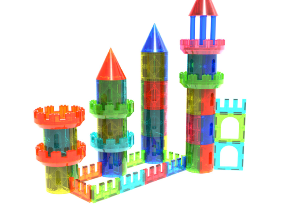 Imags Magnetic Castle 70 piece Accessory Set
