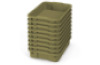 Small plastic containers - eco light green - 09