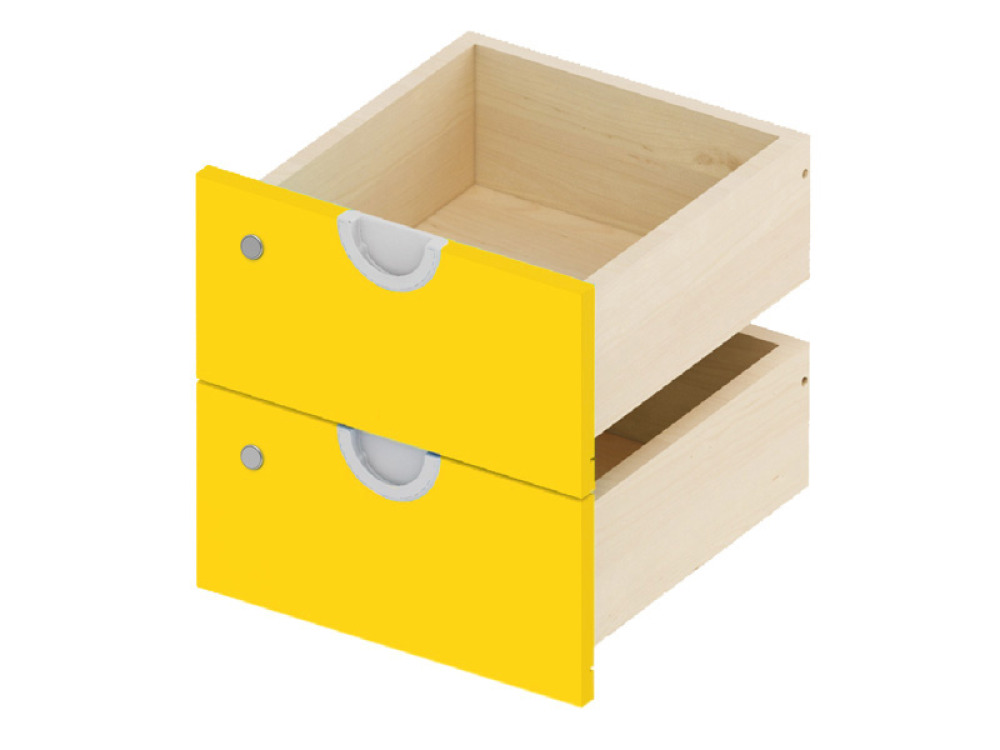 Cubo desk Drawers Orange