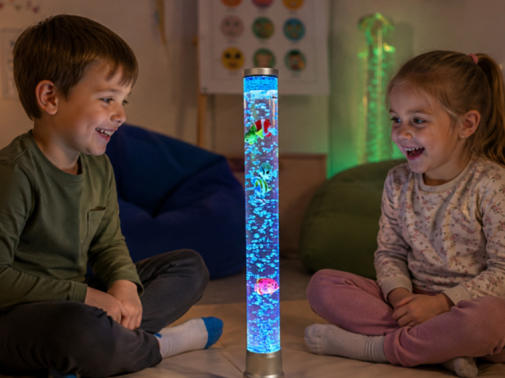 60cm Table Top Tube with Fish