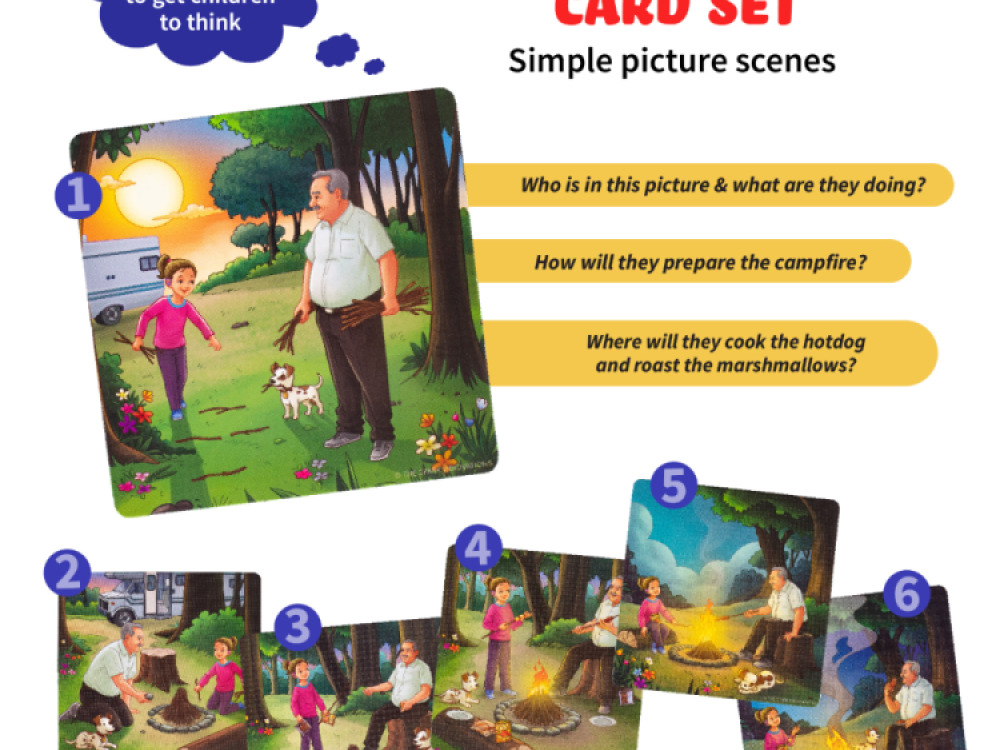 Spark Junior Sequence Cards for Speech Therapy – 8 Set