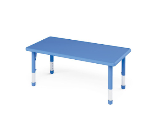Butterfly table rectangular blue