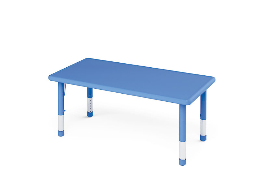 Butterfly table rectangular blue