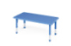 Butterfly table rectangular blue