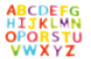 Gel letters.