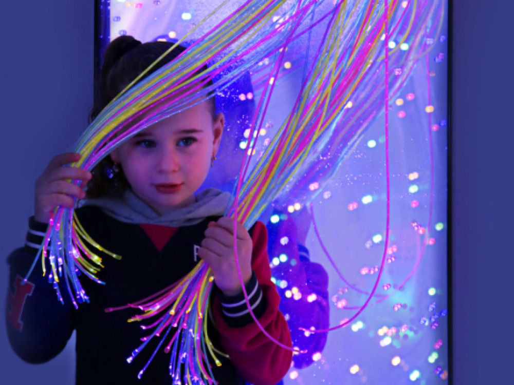 Wall Hanging Glow Bead Cascade