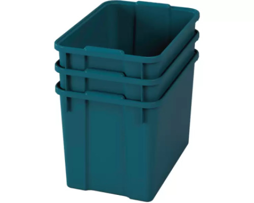 Extra large plastics containters - eco sea green - 03