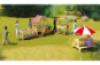 Wooden kitchen - mud kitchen