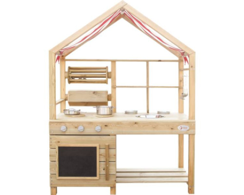 Wooden kitchen - mud kitchen