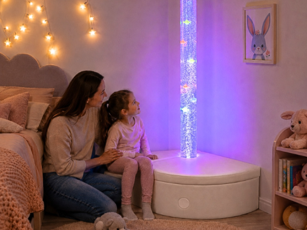 Corner Bubble Tube Kit (Incl. Large Tube, Padded Surround & Bracket)