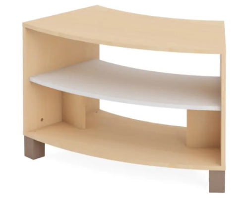 Small semicircular cabinet . White. Fresh Collection