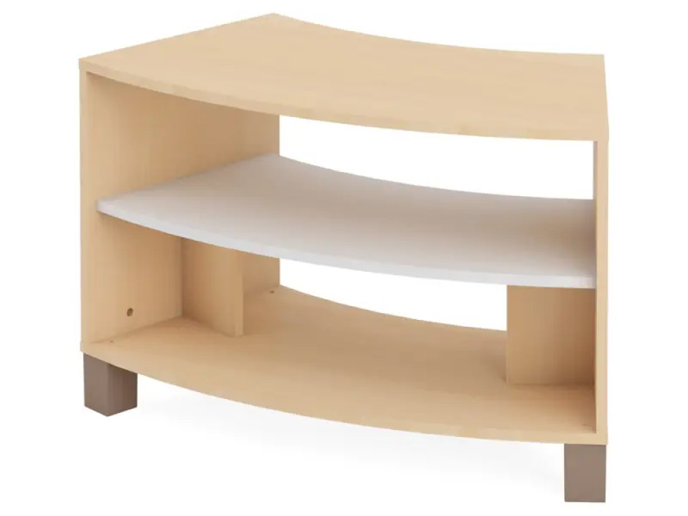 Small semicircular cabinet . White. Fresh Collection