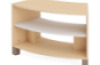 Small semicircular cabinet . White. Fresh Collection