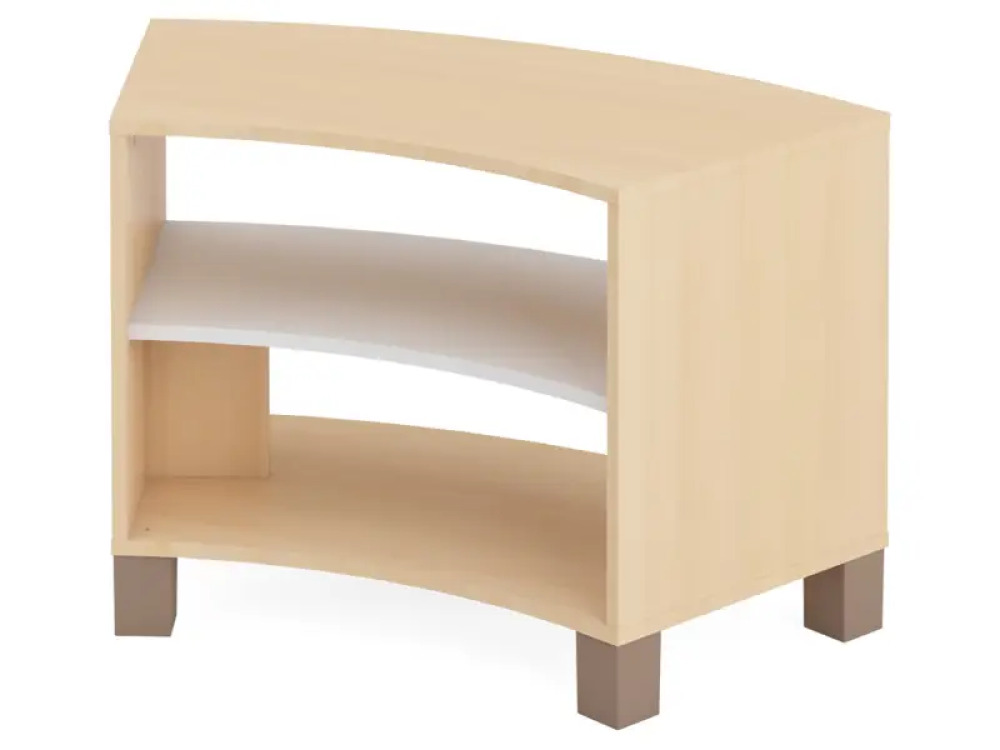 Small semicircular cabinet . White. Fresh Collection