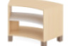 Small semicircular cabinet . White. Fresh Collection