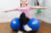Inflatable Sensory Roller with Tactile nubs PEANUT