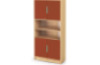 Tall Cabinet 92 with doors and lock - Type C - Brick