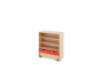 Storage Unit L with shelves + containers - Red