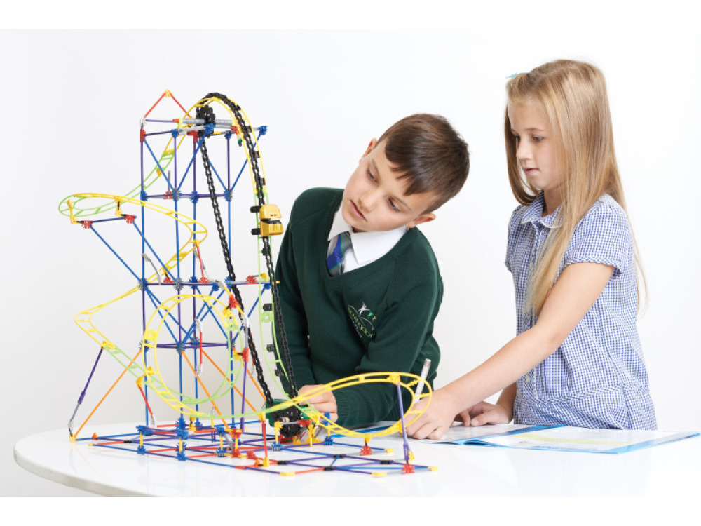 Roller Coaster. K'nex construction blocks.