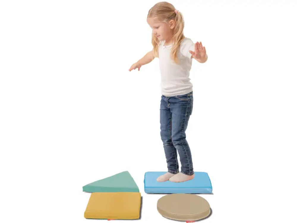 Geometric figures. Foam shapes set