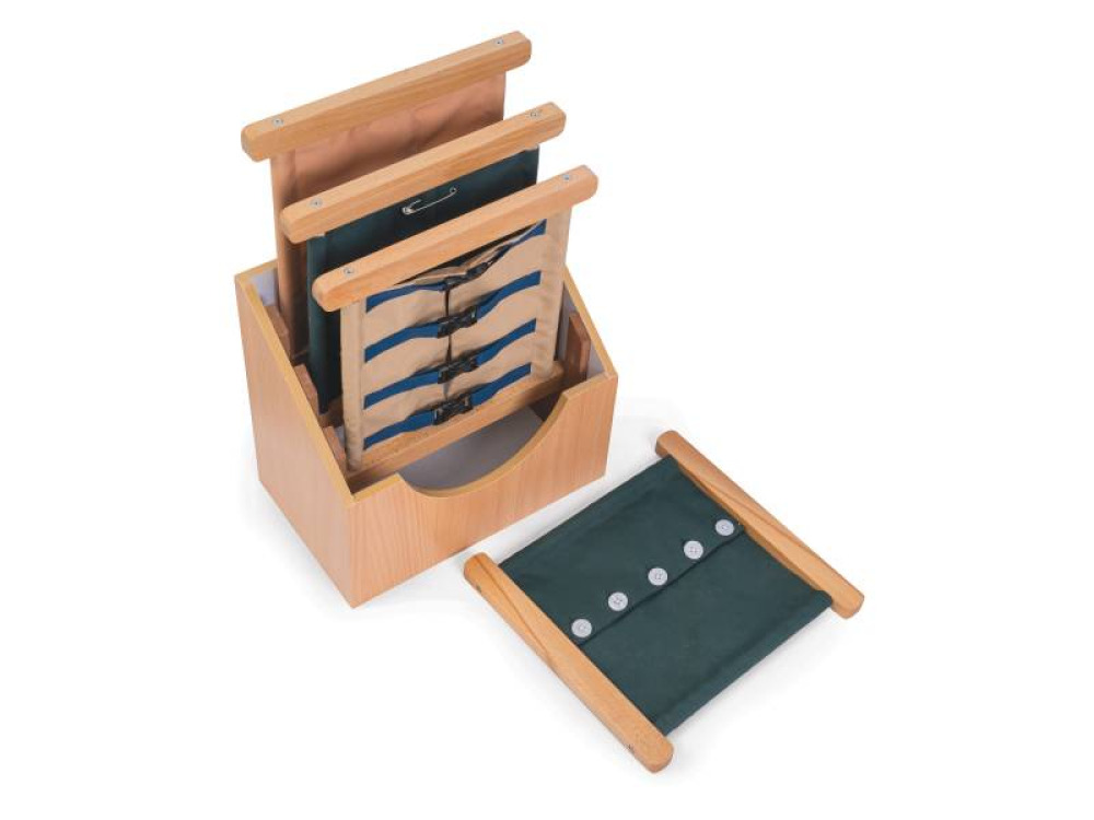 Frames stand. Montessori aids