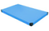 Gymnastics mattress with reinforced corners 10 cm. Blue