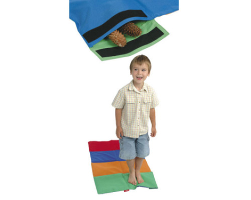 Sensory rehabilitation mat with pockets