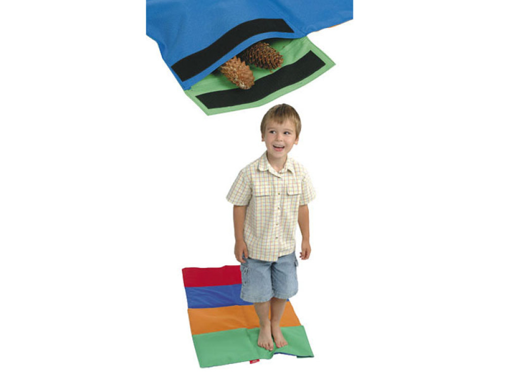 Sensory rehabilitation mat with pockets