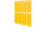 The door to the cloakroom. Yellow. Rainbow Collection
